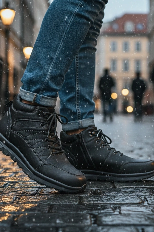 Calças de combate pretas masculinas...