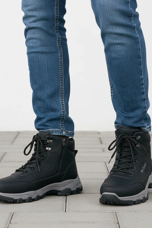 Calças de combate pretas masculinas...