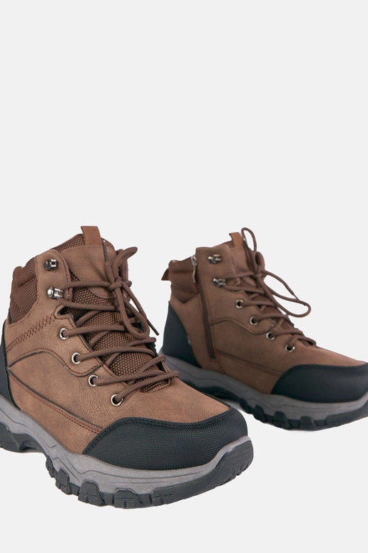 Calças de combate marrons masculinas...