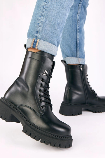 Botas clássicas pretas de plataforma Kalle 2