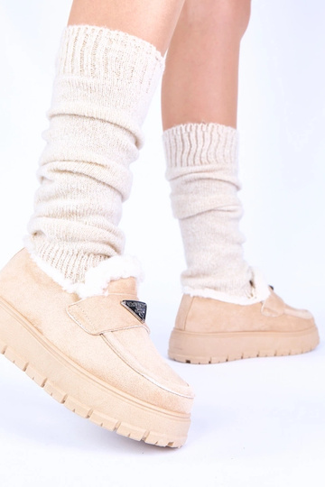 Mocassins em tom areia de... 2