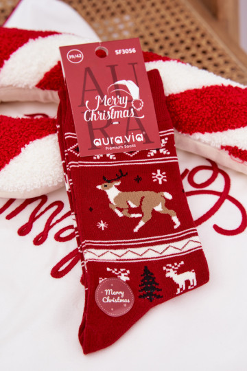 Skarpety Tem que sercho Habilitadotal Biegnący Rena cor vermelha