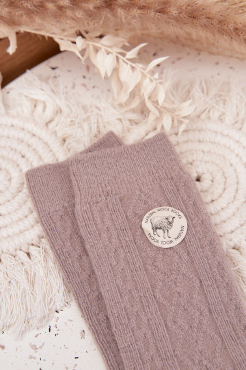 Meias Feminino EMełniane cor cinza