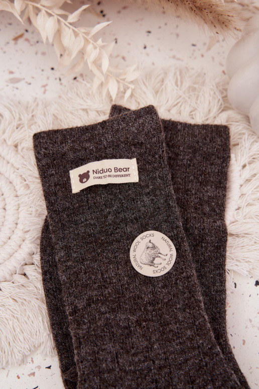 esquentar EMełniane Meias FemininoHabilitadoszyParaką marrom escuro