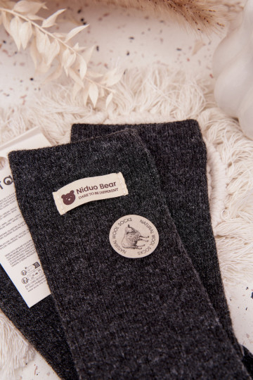 esquentar EMełniane Meias FemininoHabilitadoszyParaką cor cinza