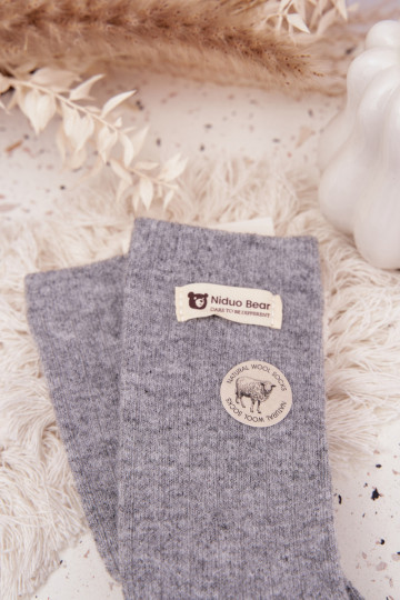 esquentar EMełniane Meias FemininoHabilitadoszyParaką cor cinza