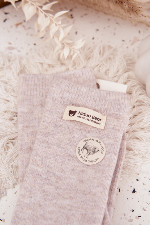 esquentar EMełniane Meias FemininoHabilitadoszyParaką bege