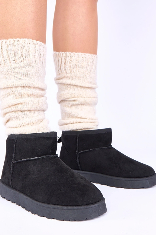 Botas de neve pretas com pelinho Roelle