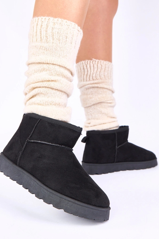 Botas de neve pretas com pelinho Roelle