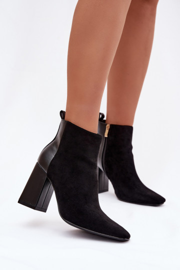 Botas de cano curto pretas com forro térmico Tai turiloria 2