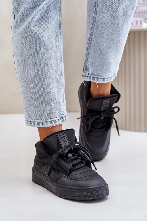 Botas de neve Feminino Big Star OO274A530 cor preta