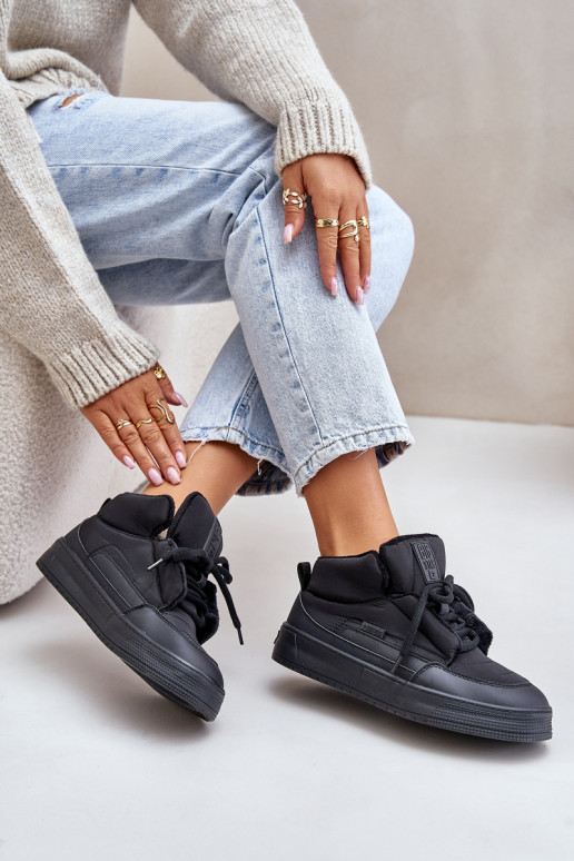 Botas de neve Feminino Big Star OO274A530 cor preta