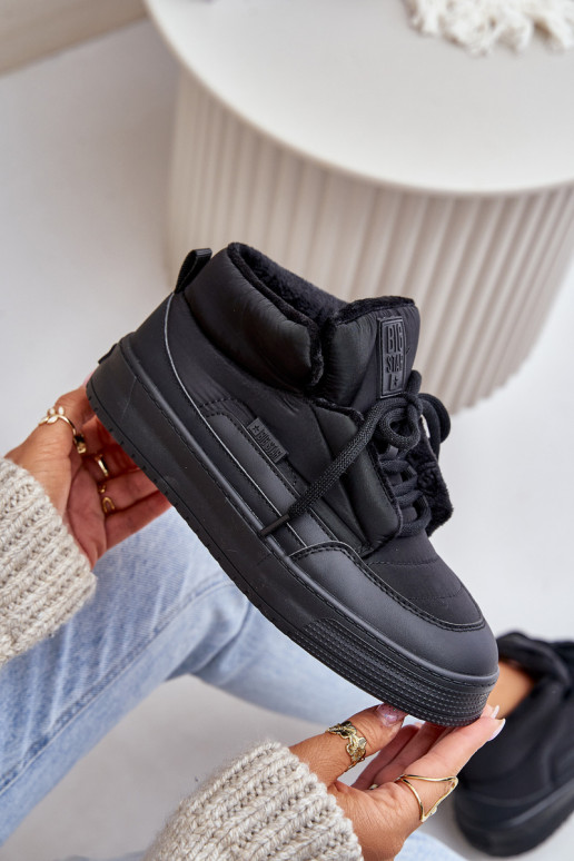 Botas de neve Feminino Big Star OO274A530 cor preta