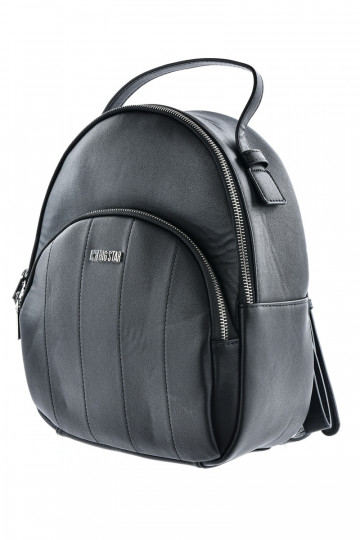 Feminino Couro Mochila dois em um Big Star LL574097 cor preta