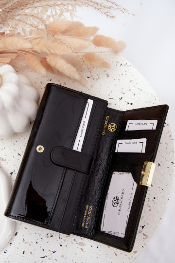 lacado Carteira femininaDrobinkami cor preta Selavie 2