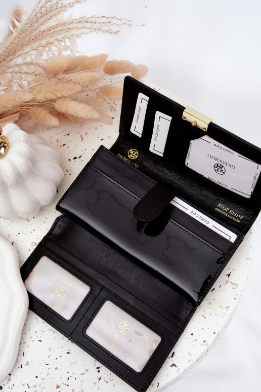 lacado Carteira femininaDrobinkami cor preta Selavie