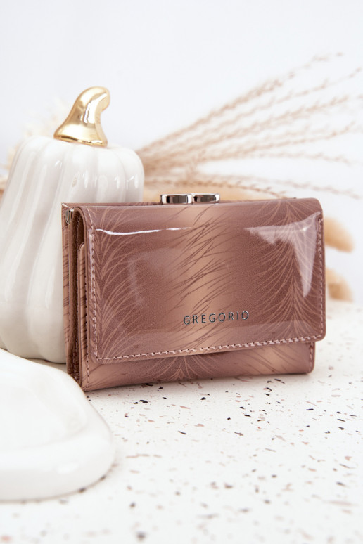 lacado Carteira femininaDrobinkami cor de marfim Cermina