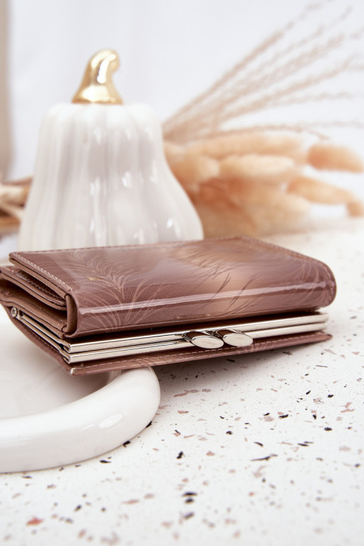 lacado Carteira femininaDrobinkami cor de marfim Cermina