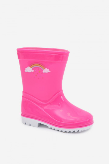 Botas de borracha Infantil cor rosa Esalina