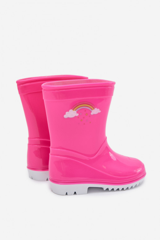 Botas de borracha Infantil cor rosa Esalina