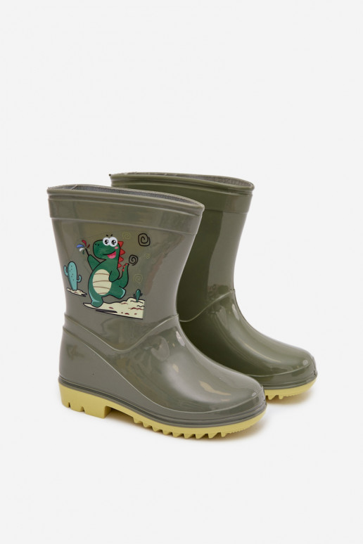 Botas de borracha Infantil cor cáqui Esalina
