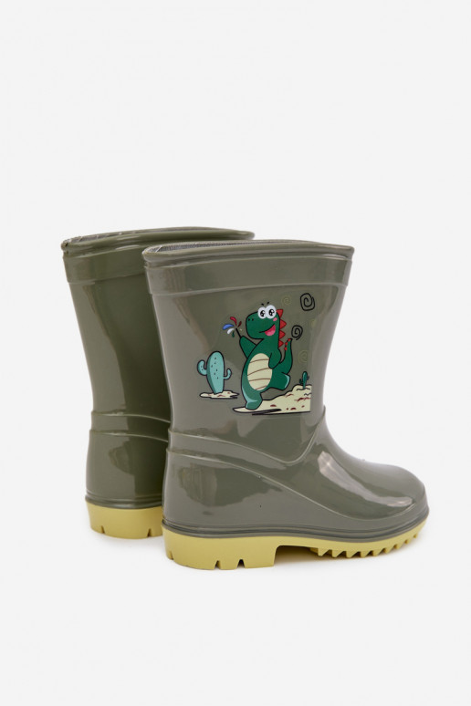 Botas de borracha Infantil cor cáqui Esalina