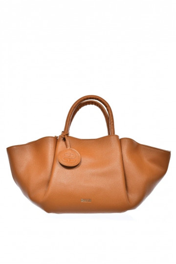 Bolsa feminina Shopper de couro sintético Big Star SS574004 na cor marrom 2