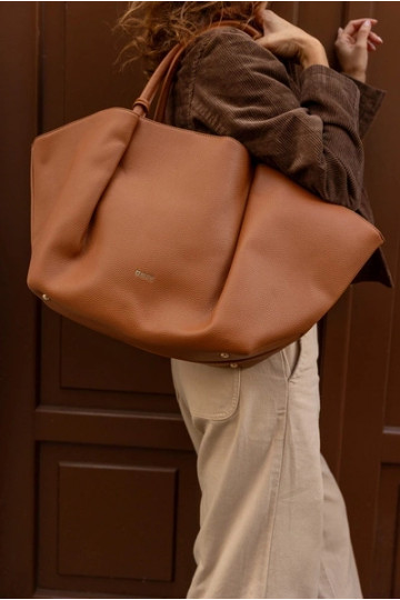 Bolsa grande feminina Big Star SS574006 cor marrom