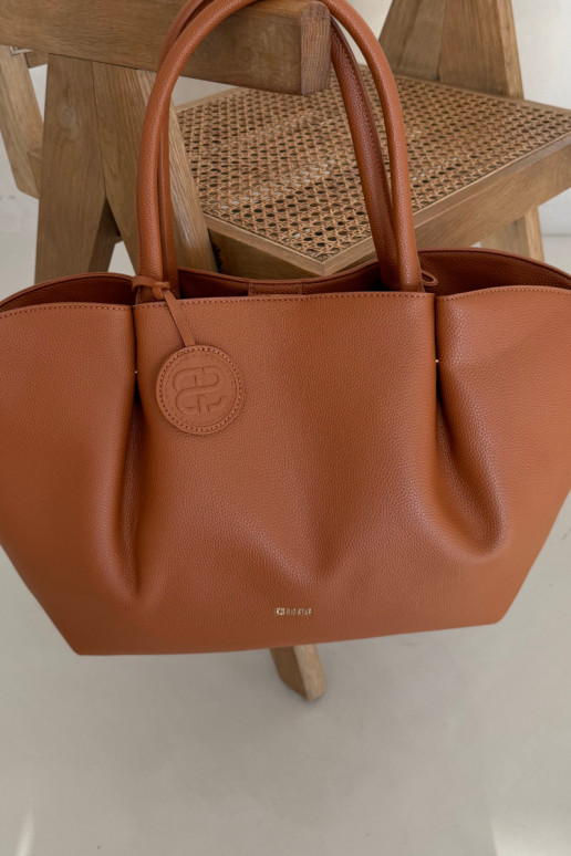 Bolsa grande feminina Big Star SS574006 cor marrom