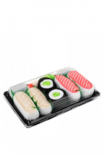 Meias arco-íris Sushi 3 pares Butterfish Tai turiki Agurkinė lašiša