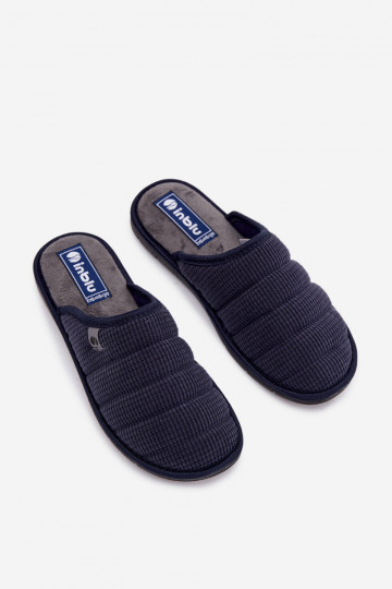 sapato caseiro Chinelos Tem que sercho Inblu 91000032 azul escuro 2