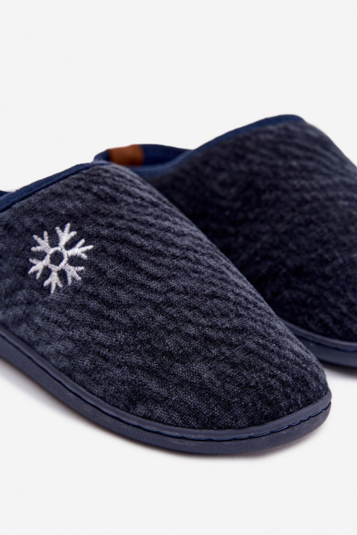 Chinelos Tem que sercho azul escuro Darline