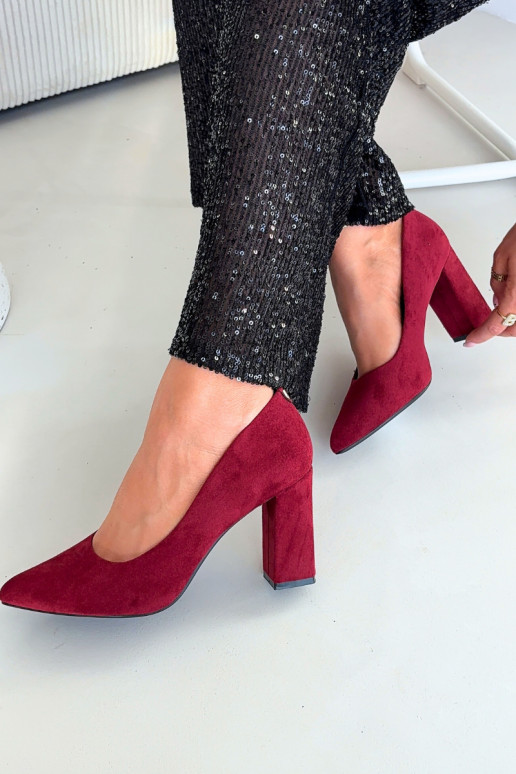 Sapatos de camurça com salto Sergio Leone PB216 BrodoParae