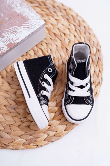 Calçado infantil com sola cor preta Filemon