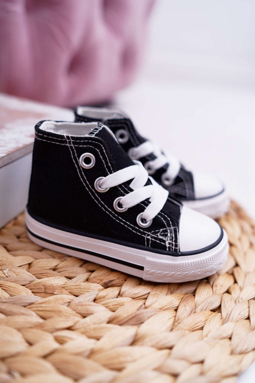 Calçado infantil com sola cor preta Filemon