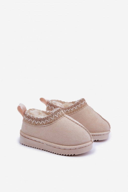 Botas de neve Botas Infantil com uma plataforma aquecimento com pelo por dentro cor de marfim Vilabria