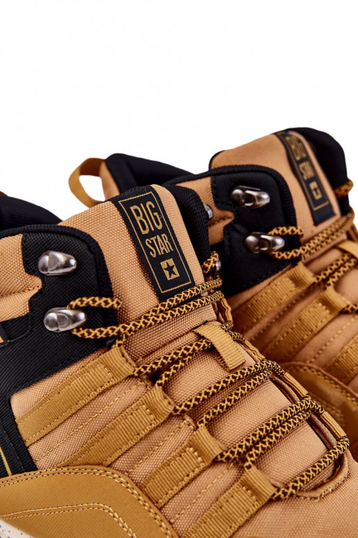 Feminino Alto botas de caminhada Big Star KK274609 cor marrom