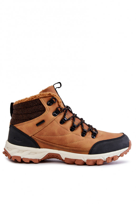Tem que sercho aquecimento Botas botas de caminhada Cross Jeans KK1R4021C cor marrom
