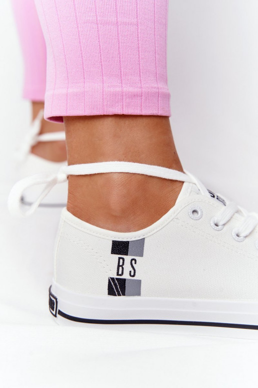 À modalo clássico Sapatos femininos BIG STAR HH274109 cor branca