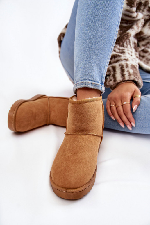 Feminino aquecimento Botas Botas de neve cor marrom Virgina