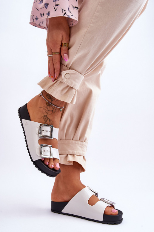 Feminino Chinelos Suavemente ZAXY HH285159 cor branca