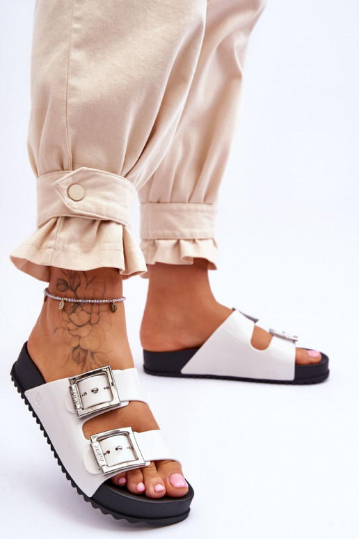 Feminino Chinelos Suavemente ZAXY HH285159 cor branca