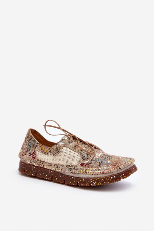 Estampado sapato Feminino Tem que serciejka 06347-04 bege