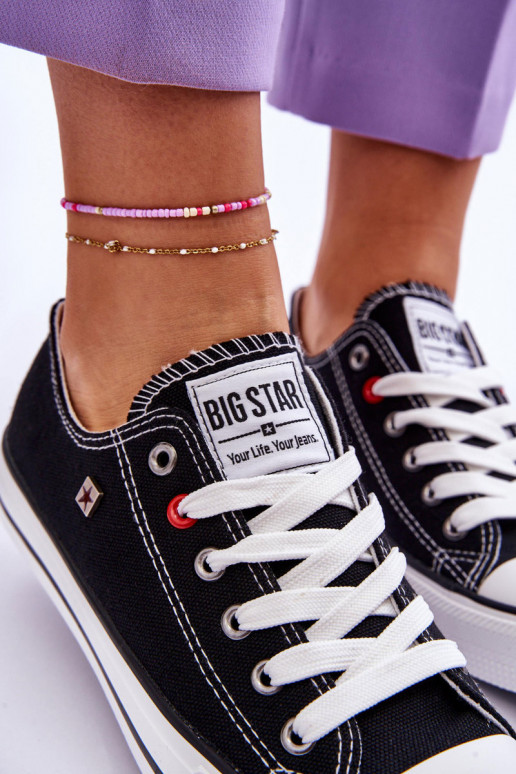 Sapatos femininos Big Star T274023 cor preta