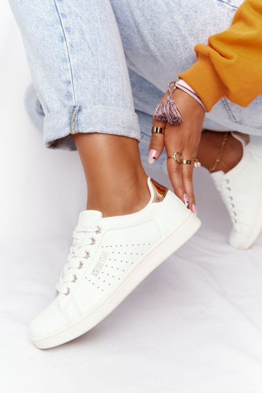 Tênis de couro natural BIG STAR DD274583 Branco-cor cobre