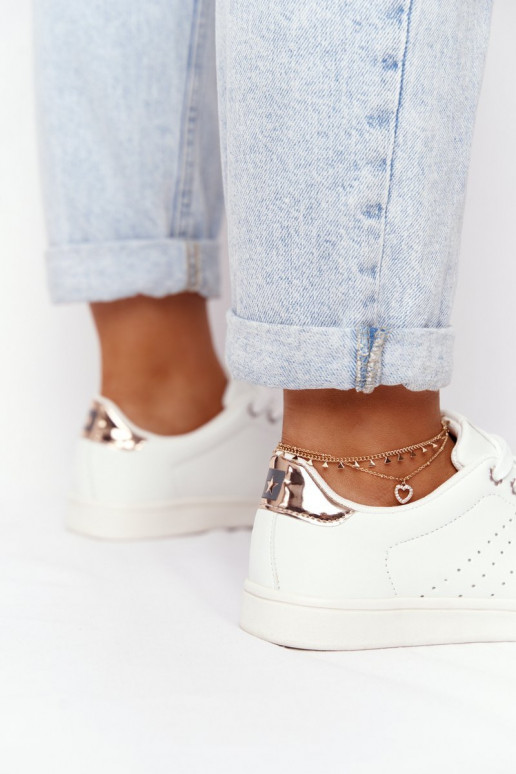 Tênis de couro natural BIG STAR DD274583 Branco-cor cobre