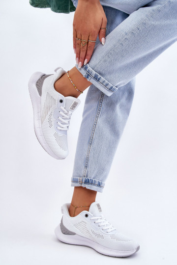 Feminino  tênis Memory Foam System Big Star LL274297 cor branca