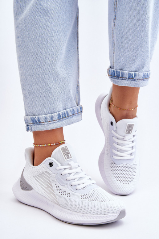 Feminino  tênis Memory Foam System Big Star LL274297 cor branca