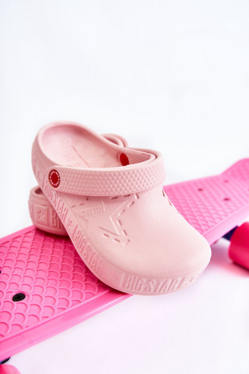 Infantil Chinelos leves Crocodilos Big Star II375007 cor rosa 2