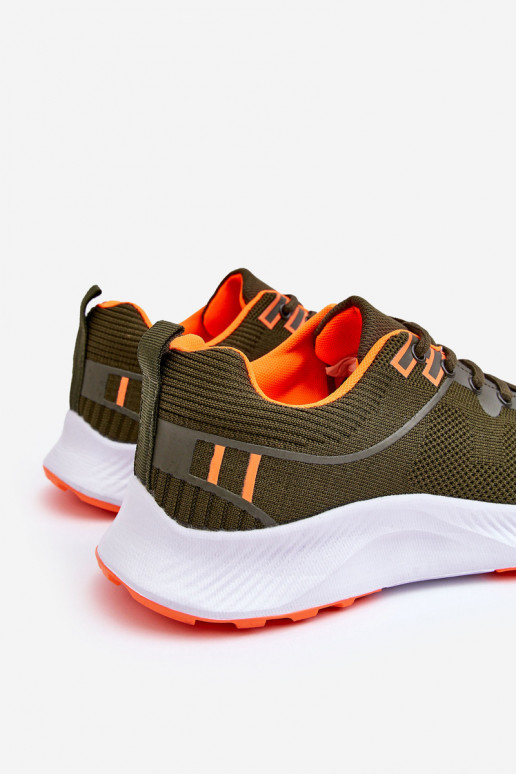 À modalo clássico Tem que sercho Estilo esportivo sapato com atacadores cor cáqui Jasper